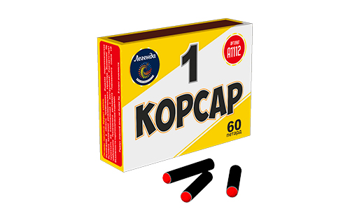  Петарды Корсар 1 в пленке  в Навашине